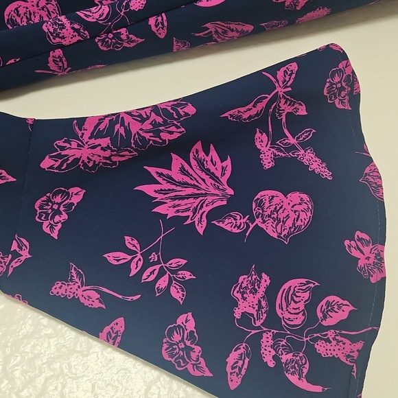 Blue Rain Pink Floral Long Sleeve Dress - Picture 4 of 6